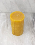 Beeswax Pillar Candle - Honeycomb