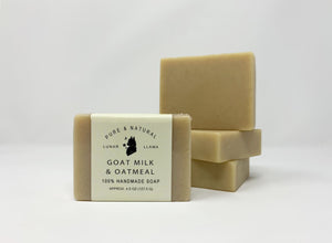 Goat Milk & Oatmeal Soap (Fragrance Free)