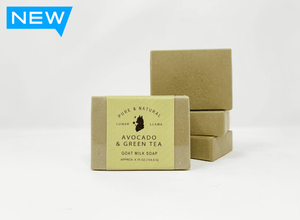 Avocado & Green Tea Pure & Natural Goat Milk Soap